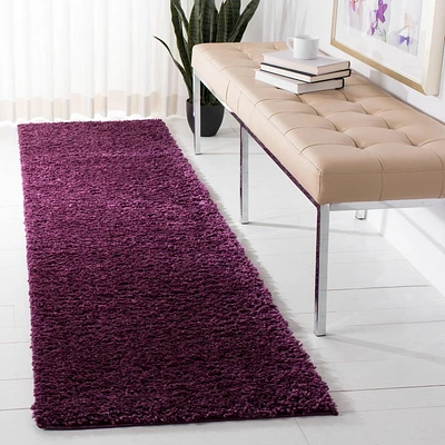 SAFAVIEH August Carlene Solid Plush Shag Area Rug