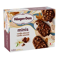 HÄAGEN-DAZS® Miniatures Vanilla Almond Ice Cream Bars 4 x 55 ml, 4 x 55 ML