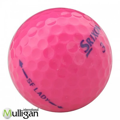 Mulligan - 36 balles de golf récupérées Srixon Soft Feel Lady 4A, Rose