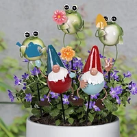 HOMETRENDS FROG W/FLOWER