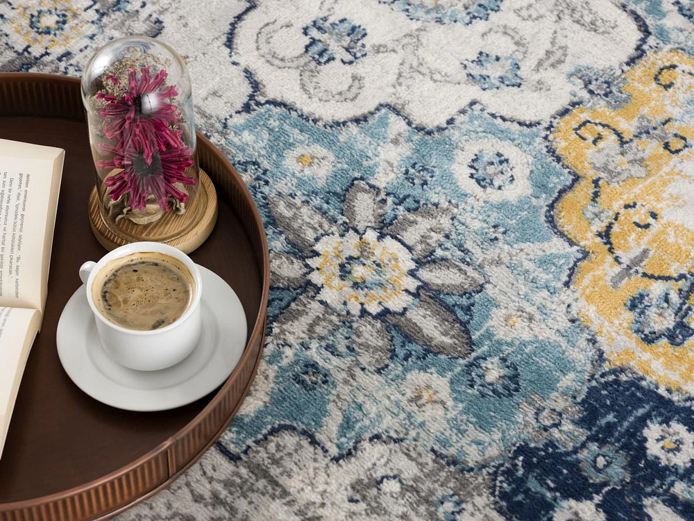 Rug Branch Savannah Collection Modern Floral Area