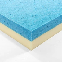 Zinus Spa Sensations 4 Inch Cooling Gel Memory Foam Mattress Topper