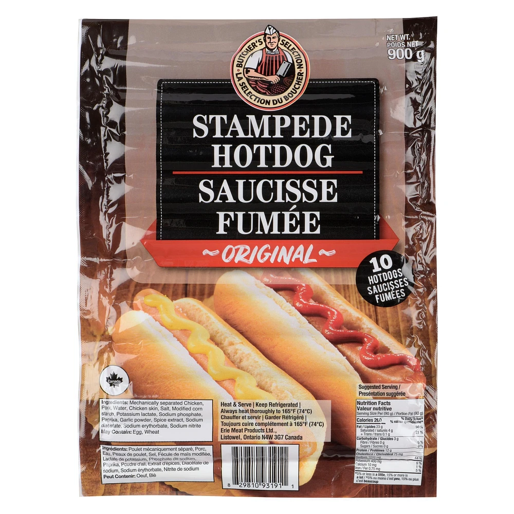 Sélection de bouchers saucisses fumee