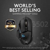 Logitech Souris de Jeu Haute Performance G502 Hero (910-005469)
