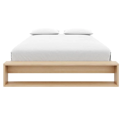 Lit plateforme queen size Gael avec lattes