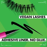 NYX PROFESSIONAL MAKEUP, Jumbo Lash!, Vegan False Lashes, Reusable - EGO-FLARE, Stackable vegan, false lashes