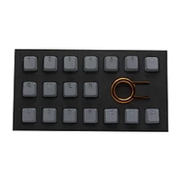 Tai-Hao Rubber Keycap Ensemble de 18 pièces - Bleu Neon