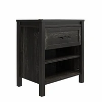Ameriwood Home Beaumont Nightstand, Black Oak