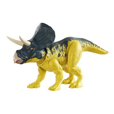 Jurassic World Wild Pack Zuniceratops Herbivore Dinosaur Action Figure Toy with Movable Joints