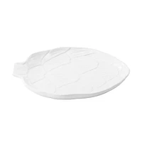 Hometrends Figural Ceramic Plate, 8.35 inch x 7.09 inch x 1.02 inch, 1 piece