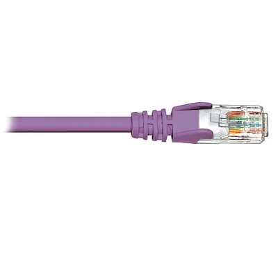 BlueDiamond Ethernet Cat6 Patch Cable CSA & UL approved - 25ft, Purple