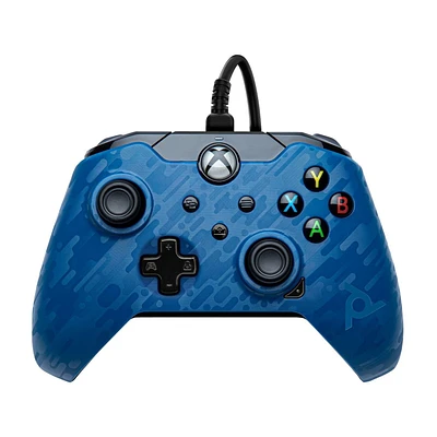 PDP Gaming Wired Controller: Revenant Blue - Xbox Series X|S, Xbox One, Xbox, Windows 10, 049-012-NA-CMBL Xbox Série X/S