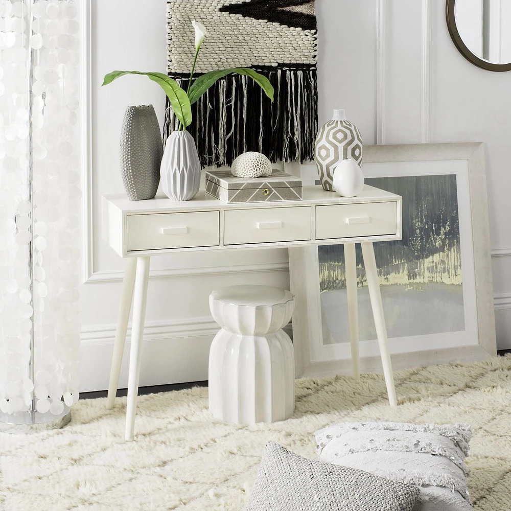 Safavieh Albus 3 Drawer Modern Solid Console Table
