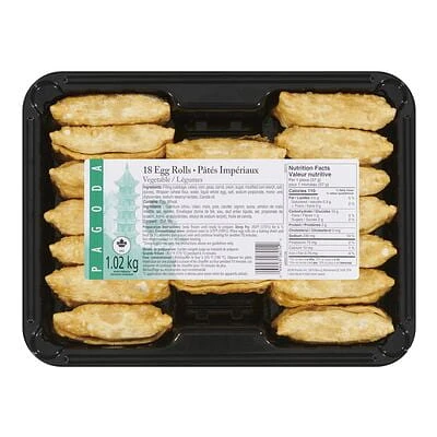 Pâtés Impériaux aux légumes Pagoda 18 pâtés aux légumes