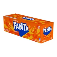 Fanta Orange Fridge Pack Cans, 355 mL, 12 Pack, 355 ml