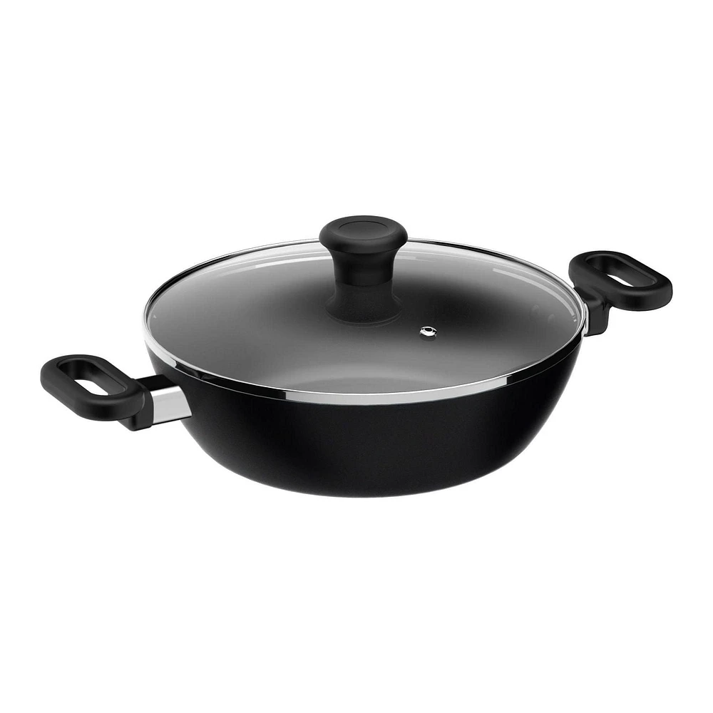 Maharaja 26cm Antiadhésif Karahi avec Couvercle 26 cm / 10,25"