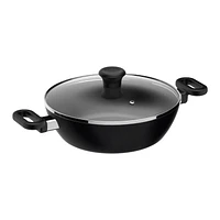 Maharaja 26cm Antiadhésif Karahi avec Couvercle 26 cm / 10,25"