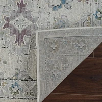 Tapis d'interieur classique Rug Branch Nomad, beige creme, boheme - Salon, chambre, salle a manger et cuisine
