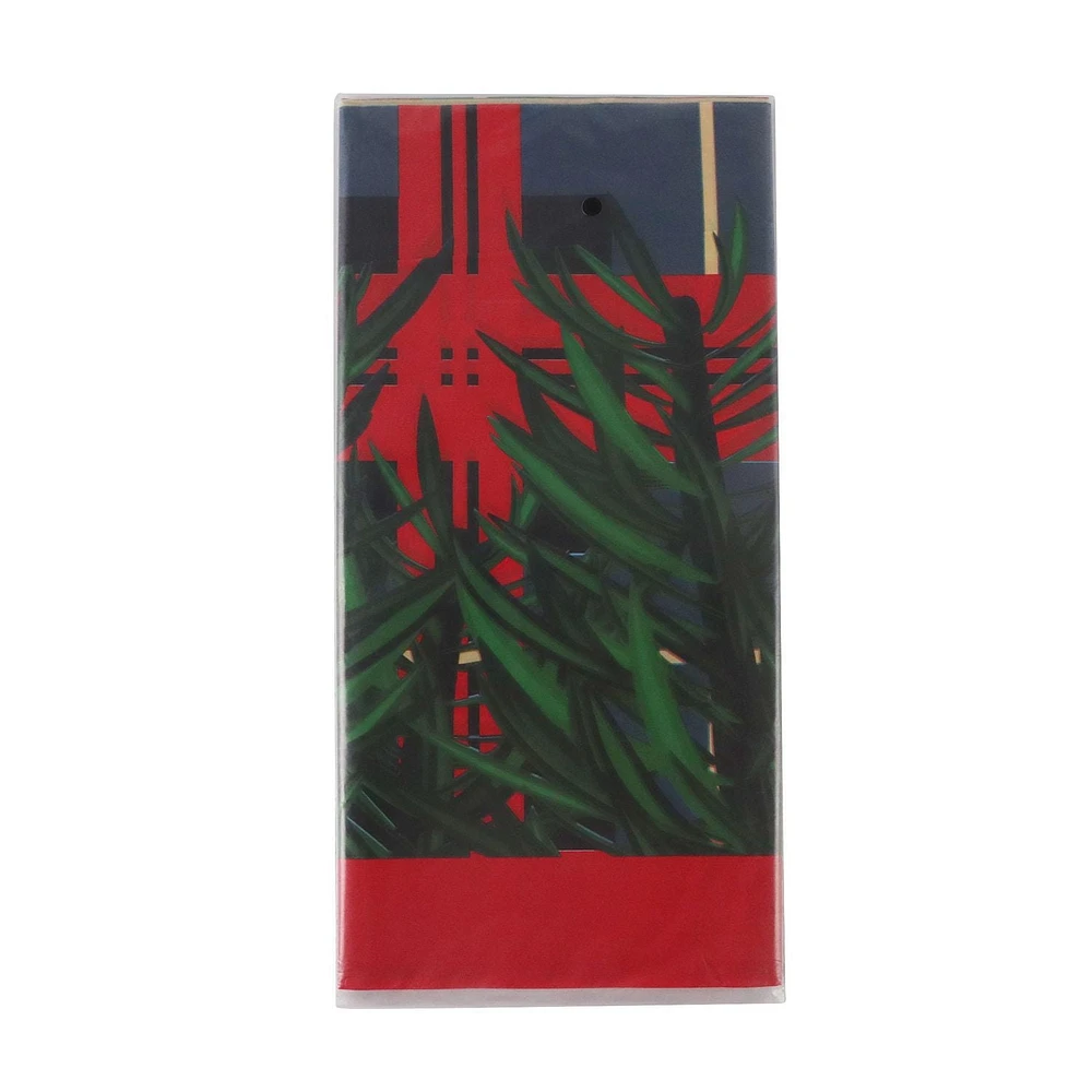 période des vacances, Nappe à carreaux de Noël avec nœud, 108in x 54in