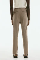 Slim-Fit Tailored Pants