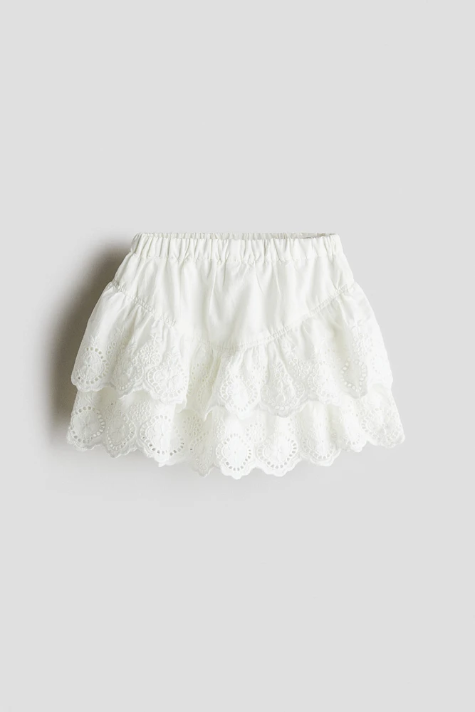 Broderie anglaise skirt