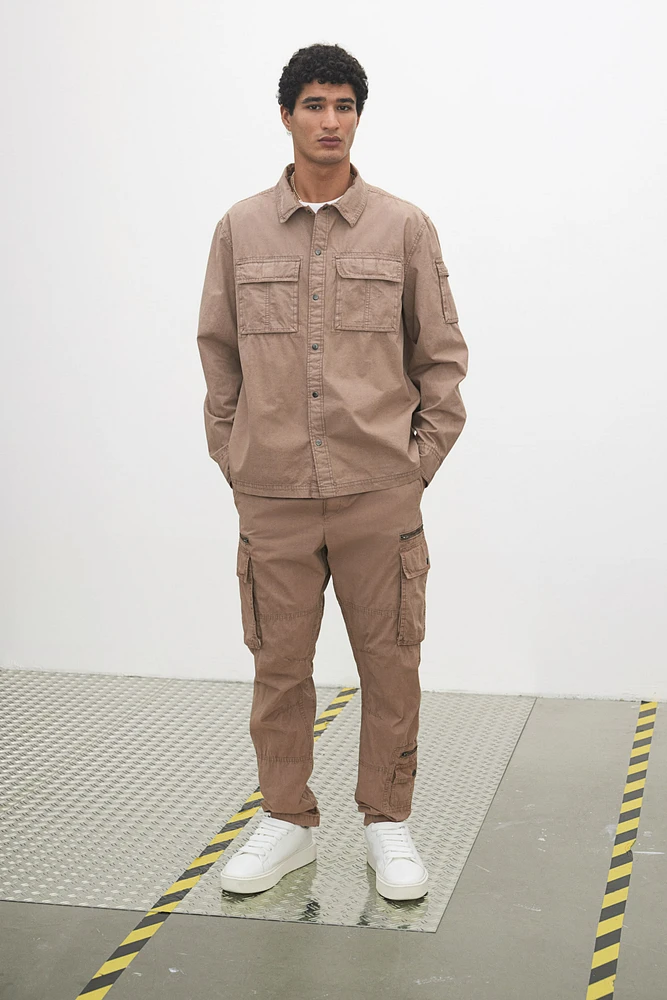 Regular-Fit Utility Overshirt