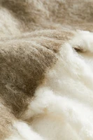 Patterned Wool-blend Throw