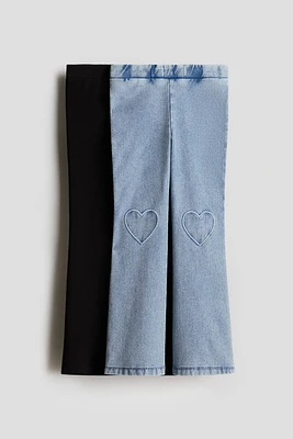 2-pack Flared Jeggings