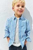 Chemise en popeline de coton