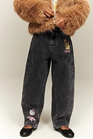 Appliquéd Jeans