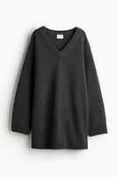 Knit V-Neck Dress