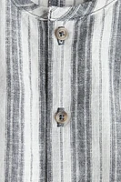 Sleeveless Linen Romper Suit