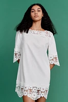 Lace-Detail Dress