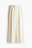 Wide Pants with Belt