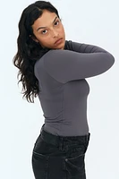 Long-sleeved Microfiber Top