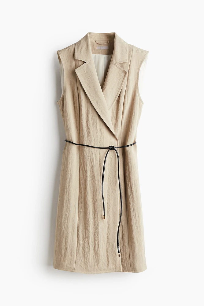 Tie-belt Jacket Dress