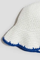 Crochet-Look Bucket Hat