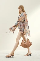 Draped Mini Skirt