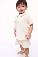 2-Piece Polo Shirt and Shorts Set