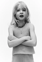 Textured-Knit Tank Top