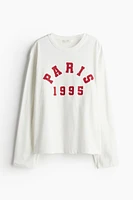 Long-sleeved Jersey Top
