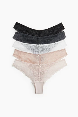 5-pack Lace Brazilian Briefs