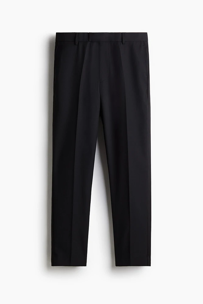 Slim-Fit Wool-Blend Tuxedo Pants
