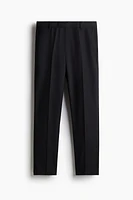 Slim-Fit Wool-Blend Tuxedo Pants