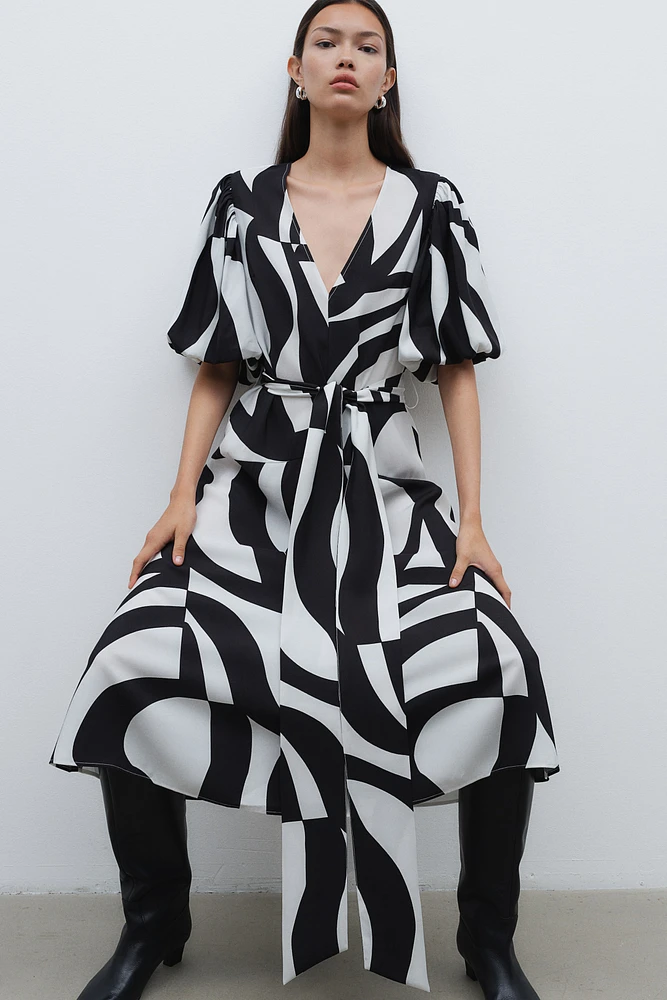 Tie-Belt Dress