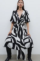 Tie-Belt Dress