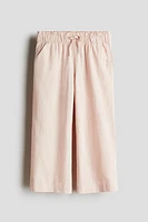 Linen-Blend Pants