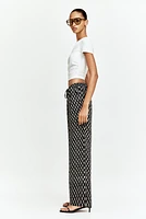 Straight-Leg Drawstring Pants
