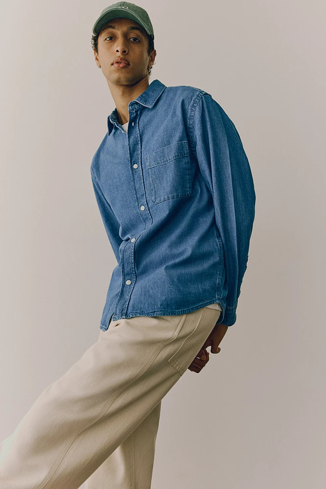 Regular Fit Denim Shirt