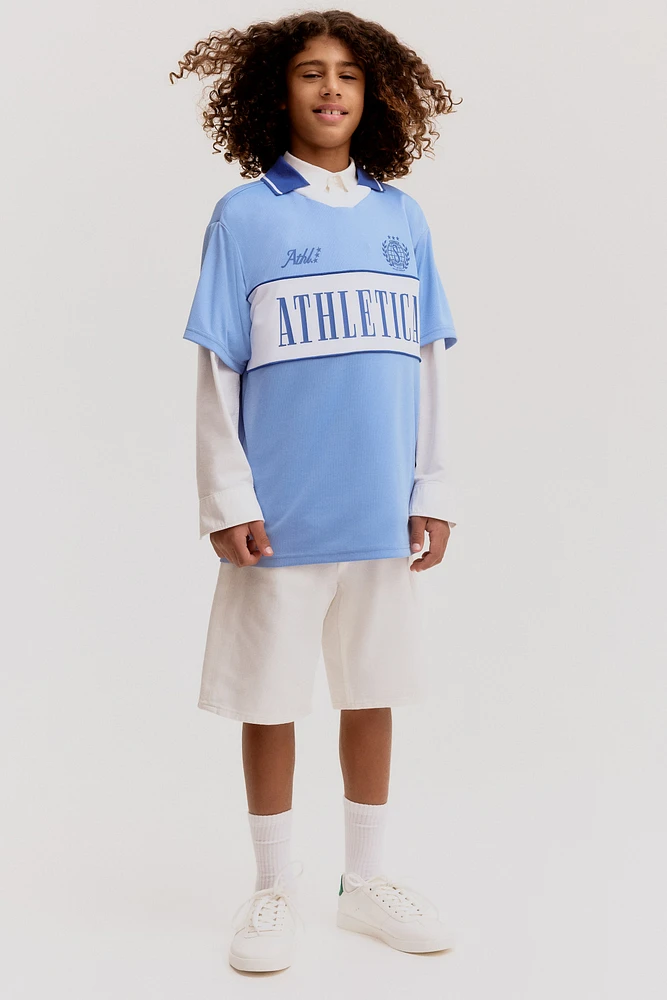 Maillot de football avec col